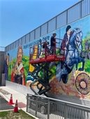 mural at Kennett Library