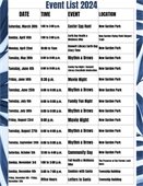 event list 2024
