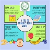 Minimizing Food Waste Graphic