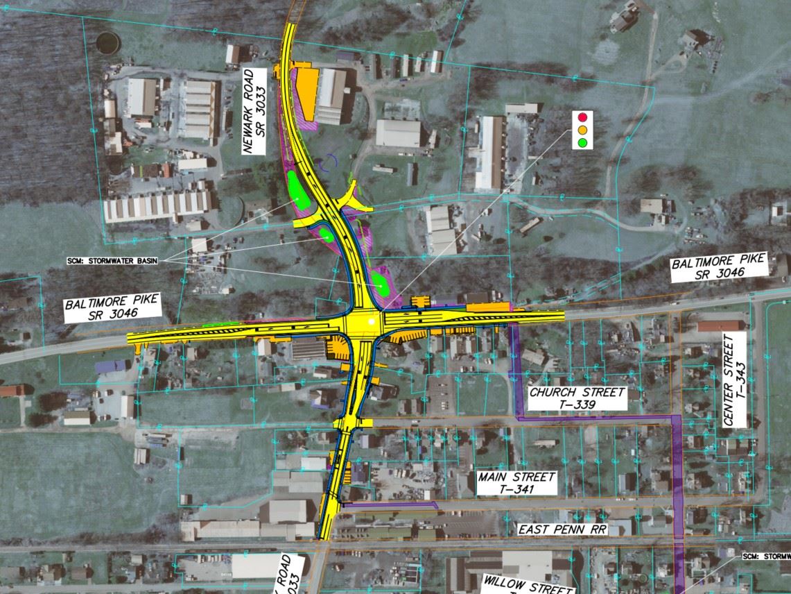 Baltimore Pike Intersection