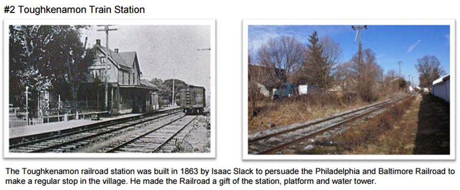 2016 Showcase Then Now of Train Station.