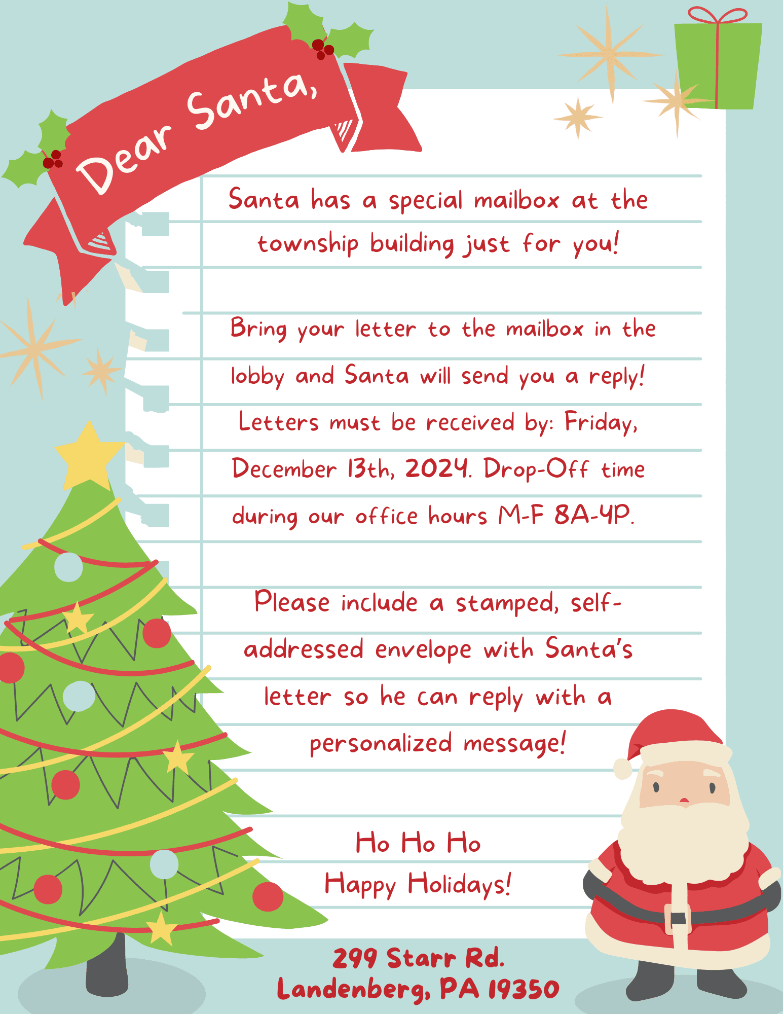 Letters to Santa Flyer